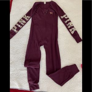 Maroon Victoria’s Secret Onesie